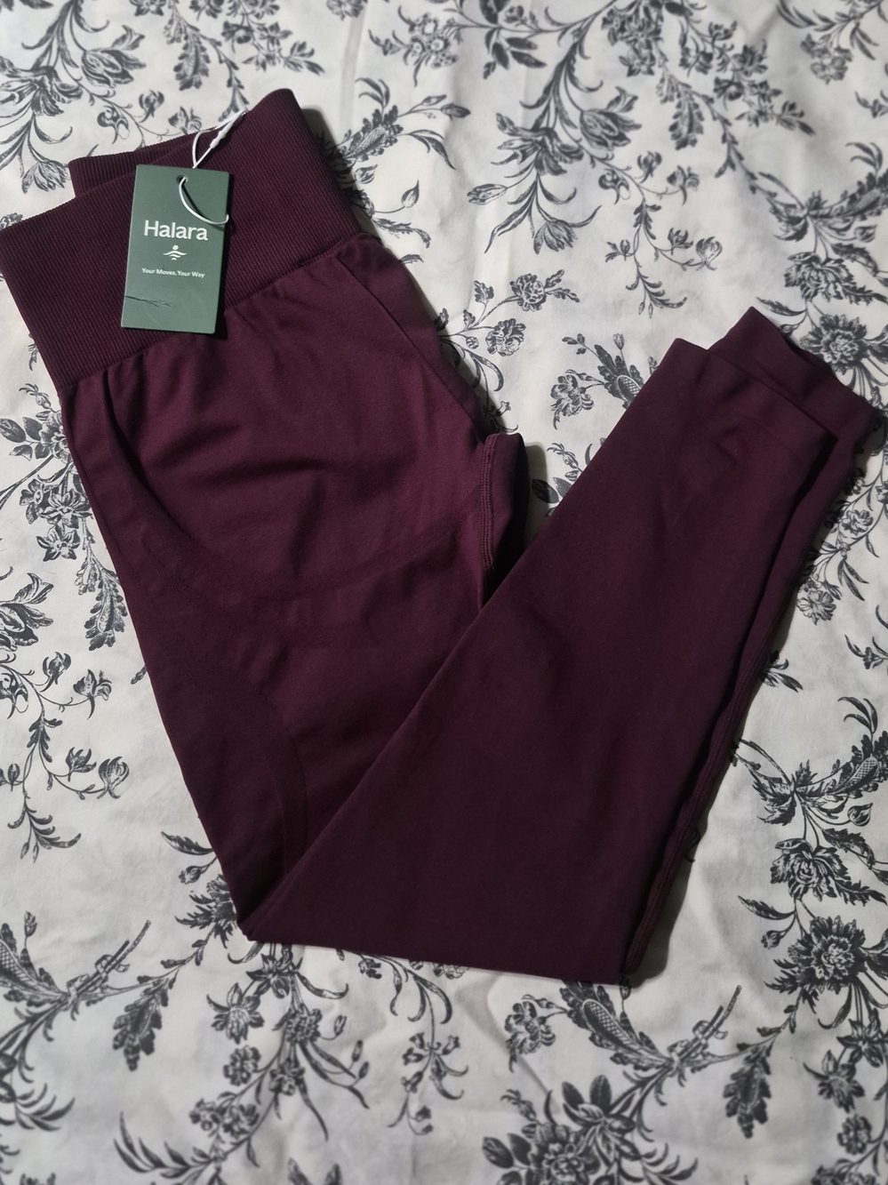HALARA Deep Plum High-Waist Women's Leggings